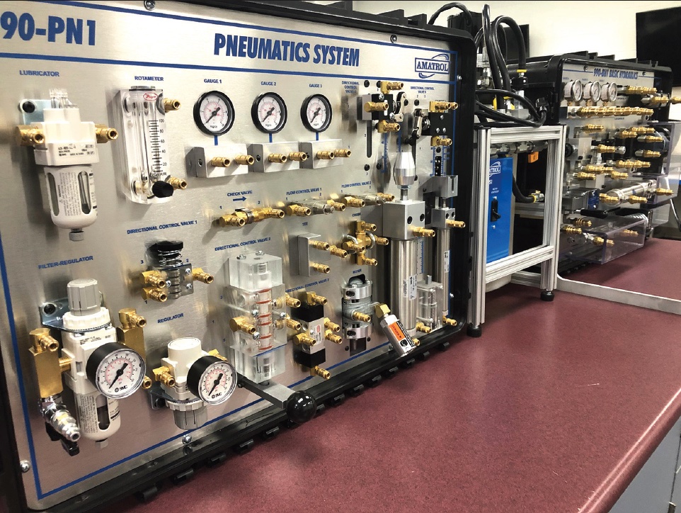 The Amatrol pneumatics and basic hydraulics machines the Utica Shale Academy purchased with the grant. (Morning Journal /Deanna Johnson) The Amatrol pneumatics and basic hydraulics machines the Utica Shale Academy purchased with the grant. (Morning Journal /Deanna Johnson)