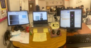 With 5 to 8 groups collaborating in each class, 3 screens still is not enough!!