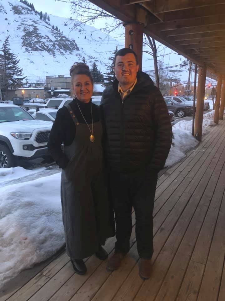 Marcia and Will in Jackson Hole