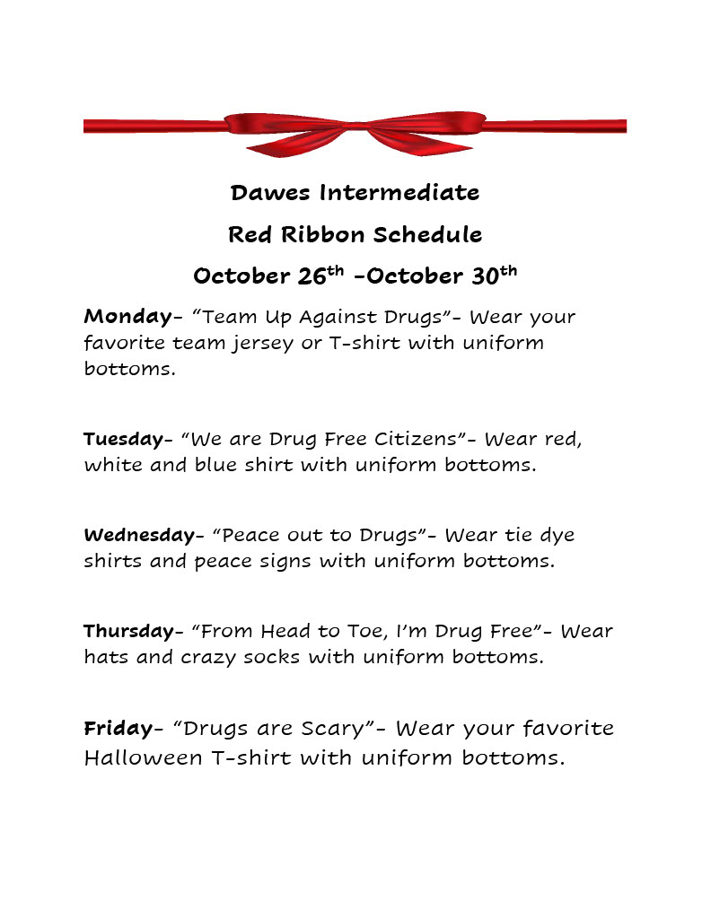 Red Ribbon Week Red Ribbon Week