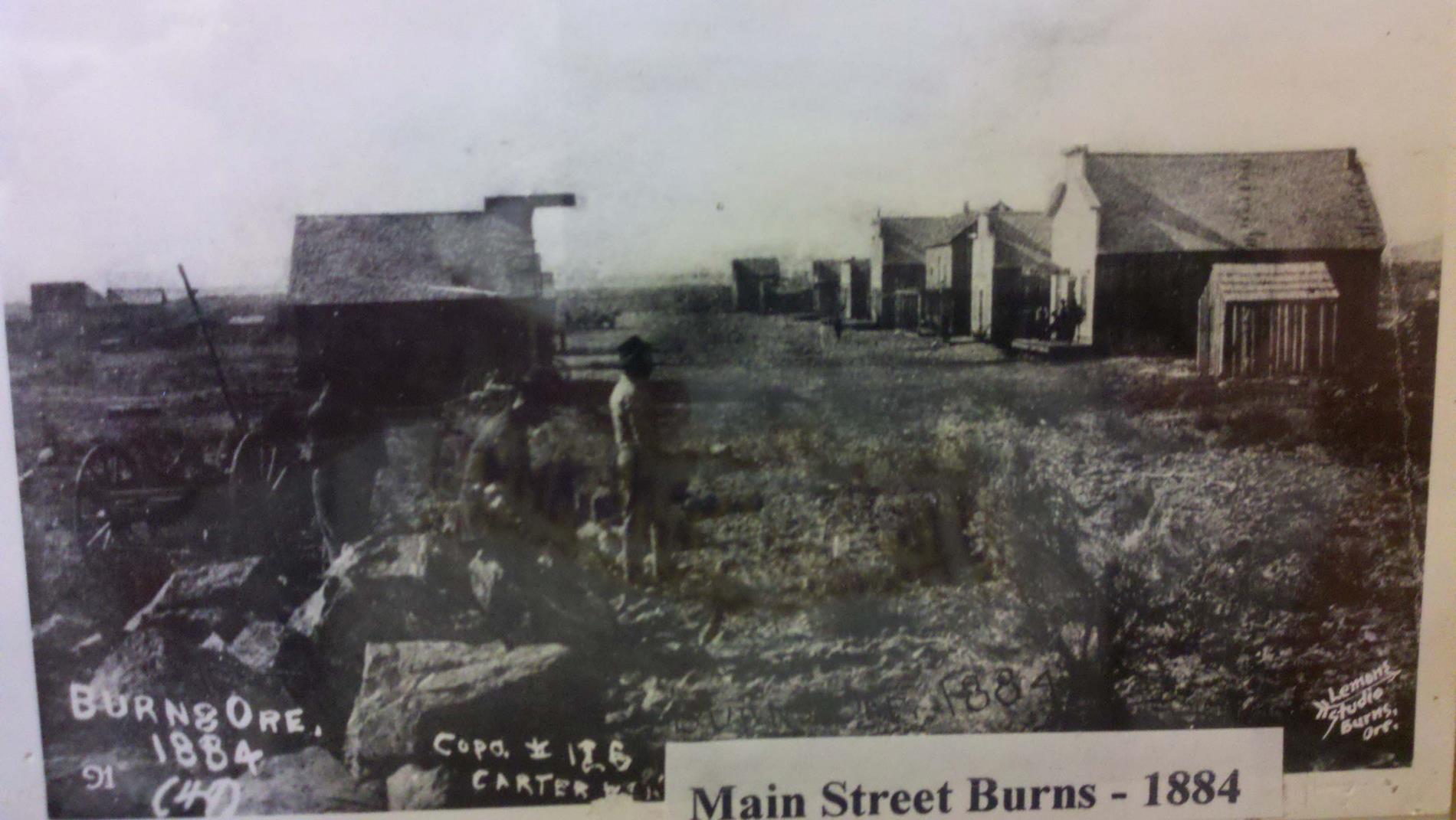 Main Street Burns 1884