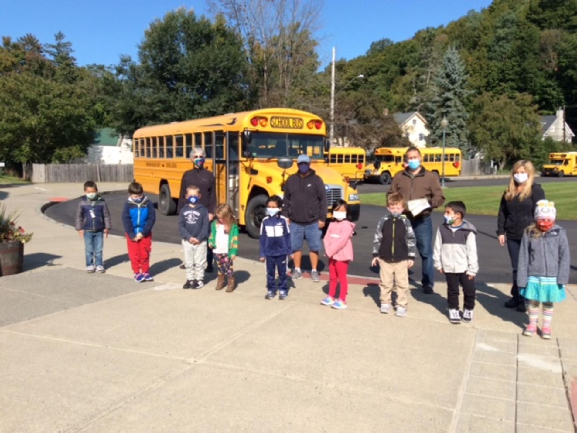 Bus Loop Students