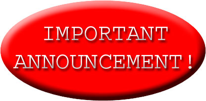 Important Announcement