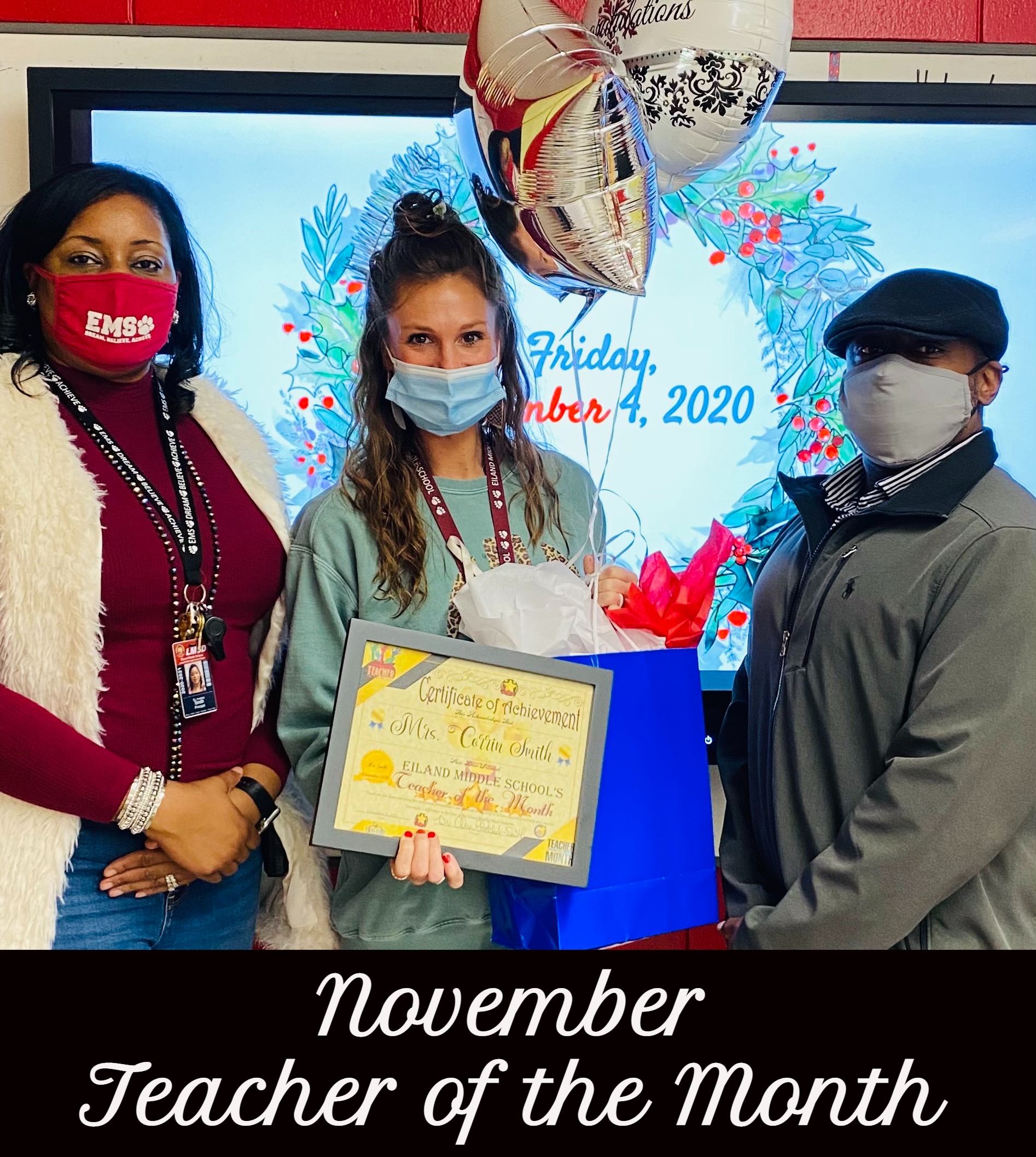 Teacher and Staff of the Month 
