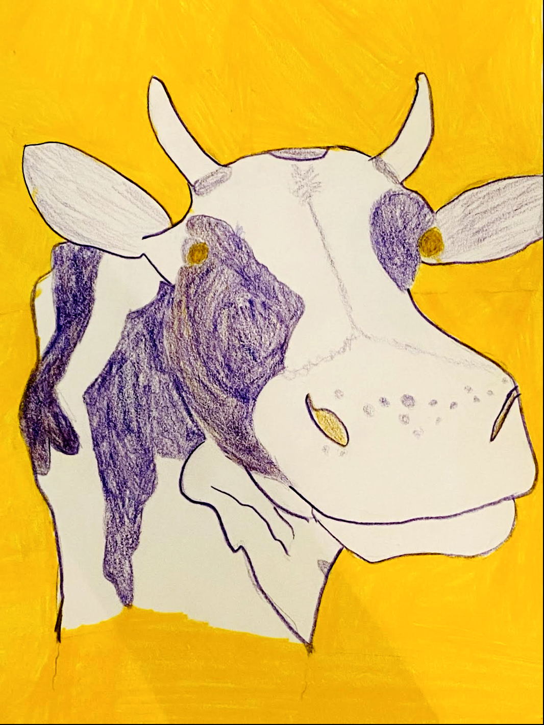 28) Madison Wells - The Amazing Cow - Colored Pencil - 6th Grade 28) Madison Wells - The Amazing Cow - Colored Pencil - 6th Grade