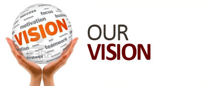 Image of Crystal Ball in hands representing "Our Vision"