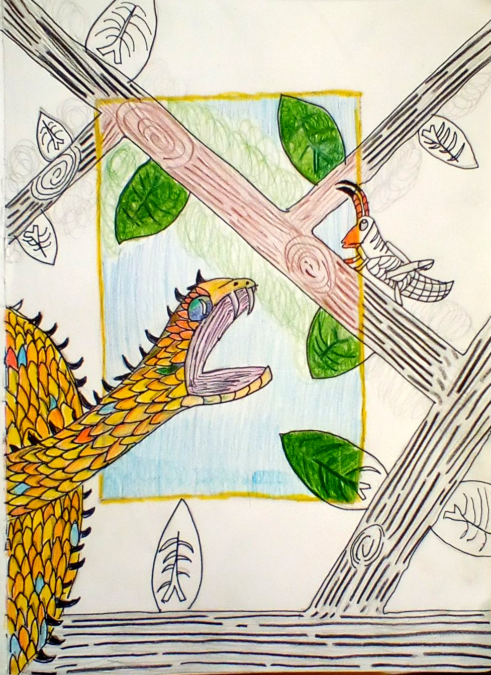 17) Julie Friend - Bella Serpent - Mixed Media - 8th Grade 17) Julie Friend - Bella Serpent - Mixed Media - 8th Grade