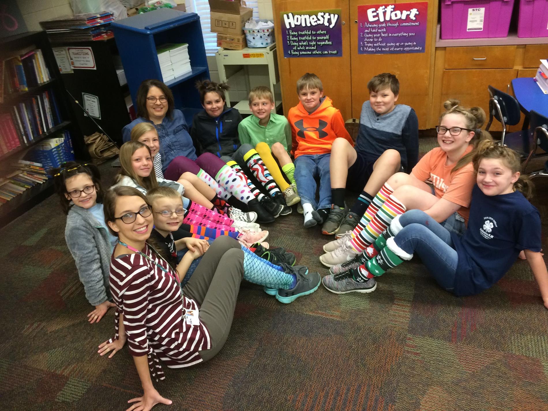 2019 5th grade sock day