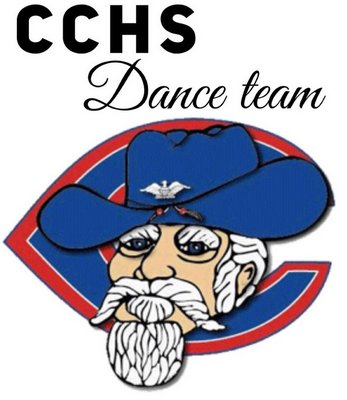 Cartoon of a colonel as the dance teams logo