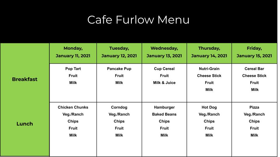 FFF Menu FFF Menu