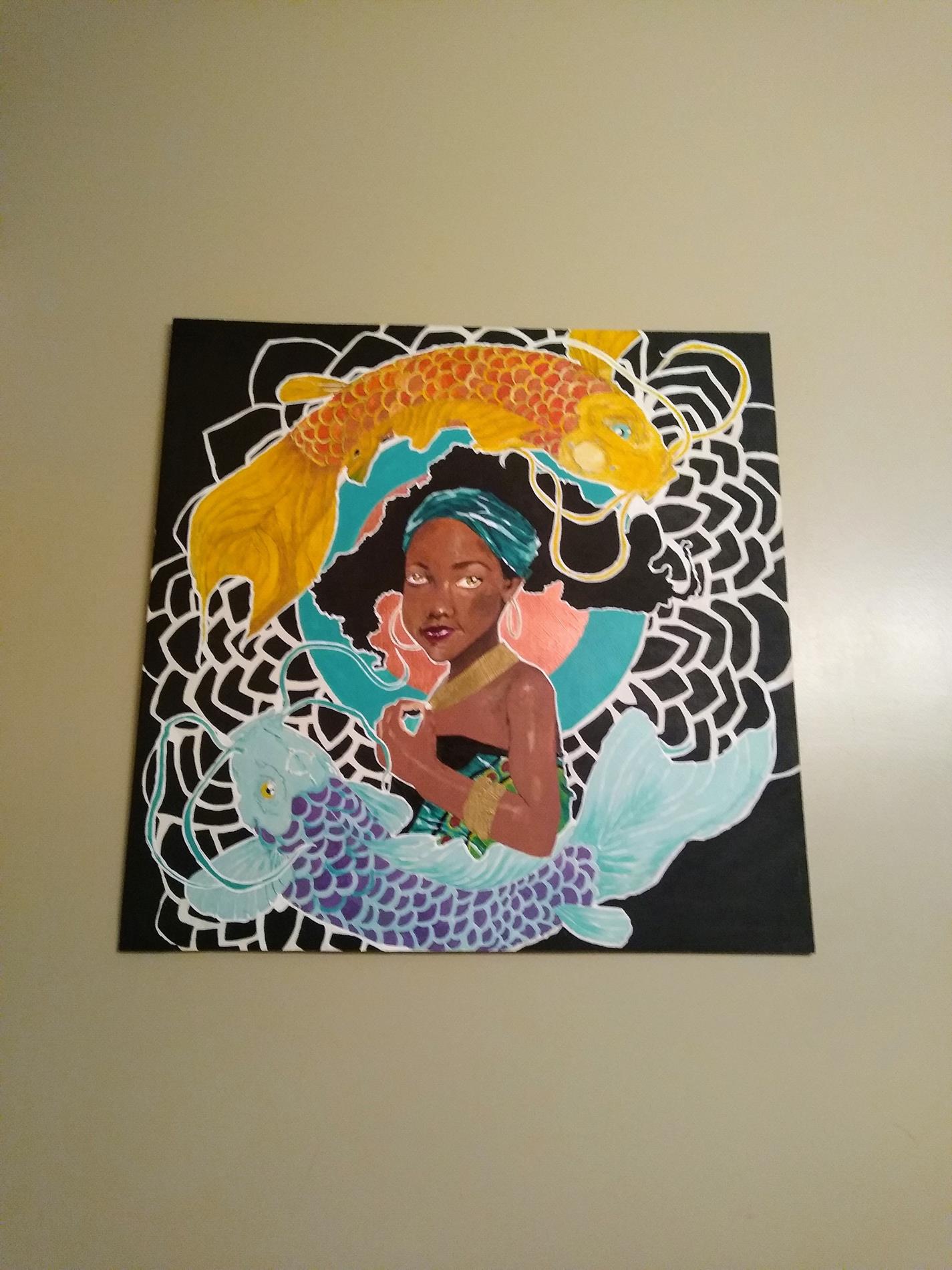 Painting by Ms. Deloach Painting by Ms. Deloach