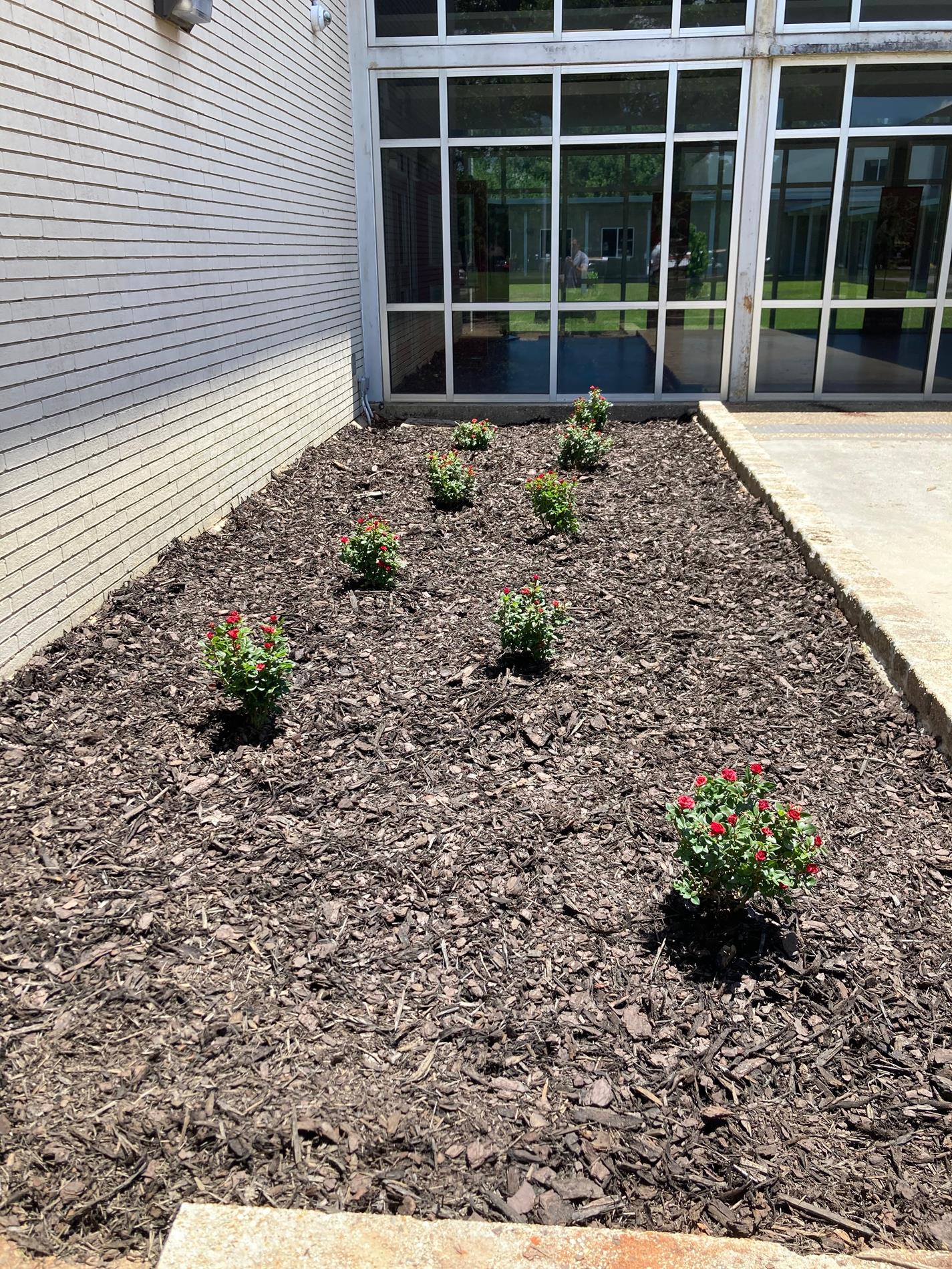 jrotc flower beds