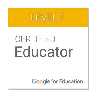 Level 1 Google Certified Educator