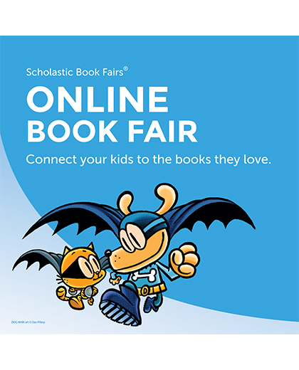 online book fair picture of Dog Man and Cat Kid