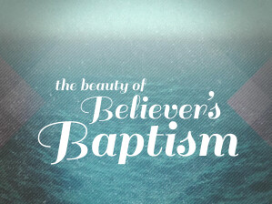 Banner on baptism Banner on baptism