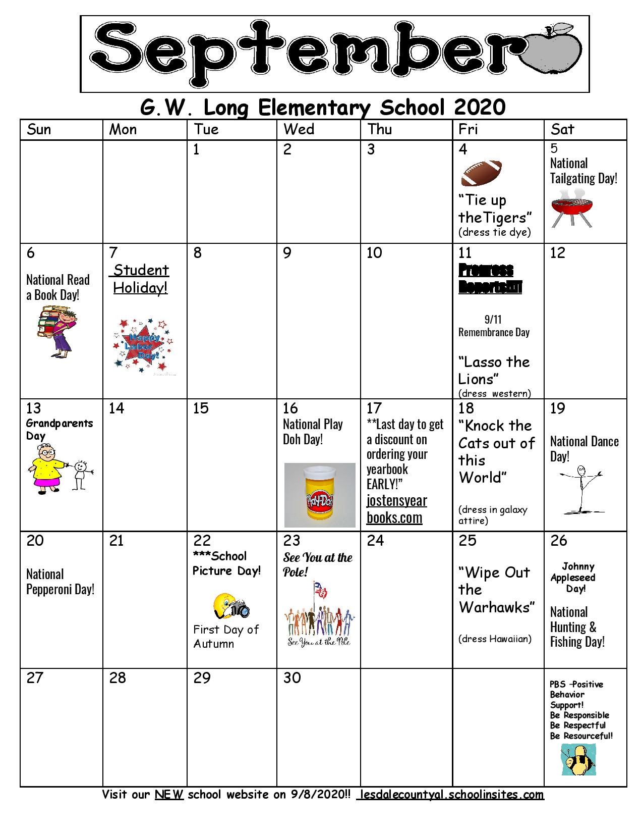 September 2020 Calendar September 2020 Calendar