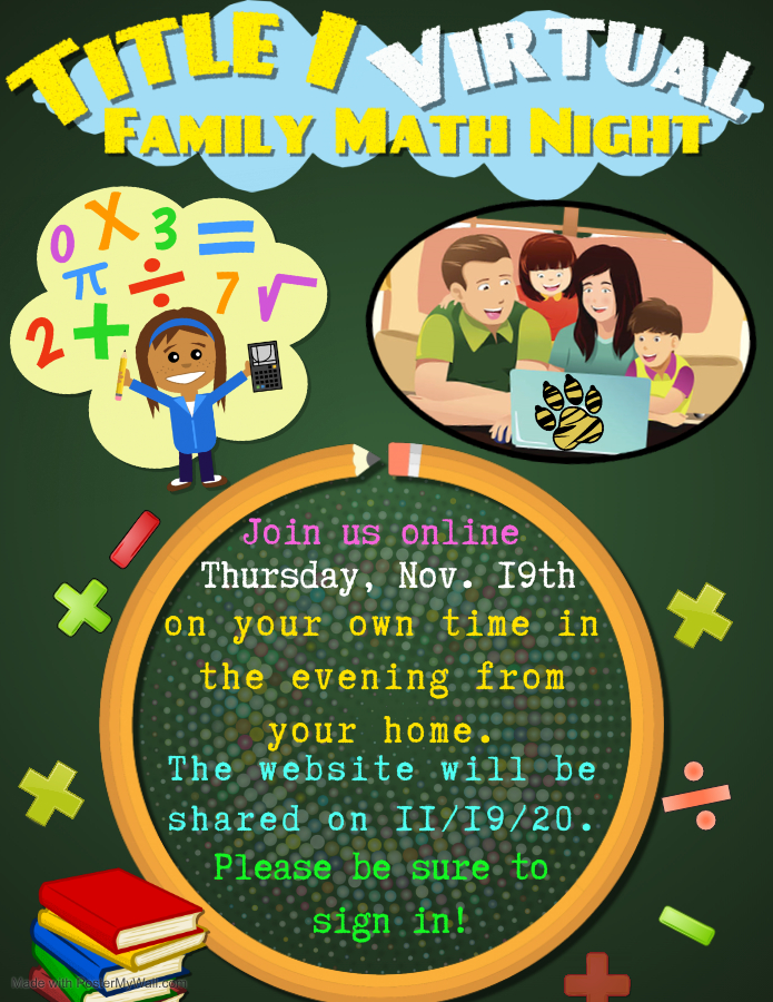 Title I Virtual Family Math Night