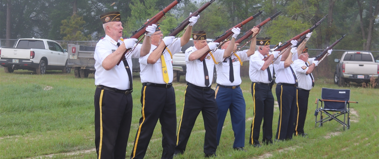 National Medal of Honor Presentation and 21 Gun Salute at WR Tolar
