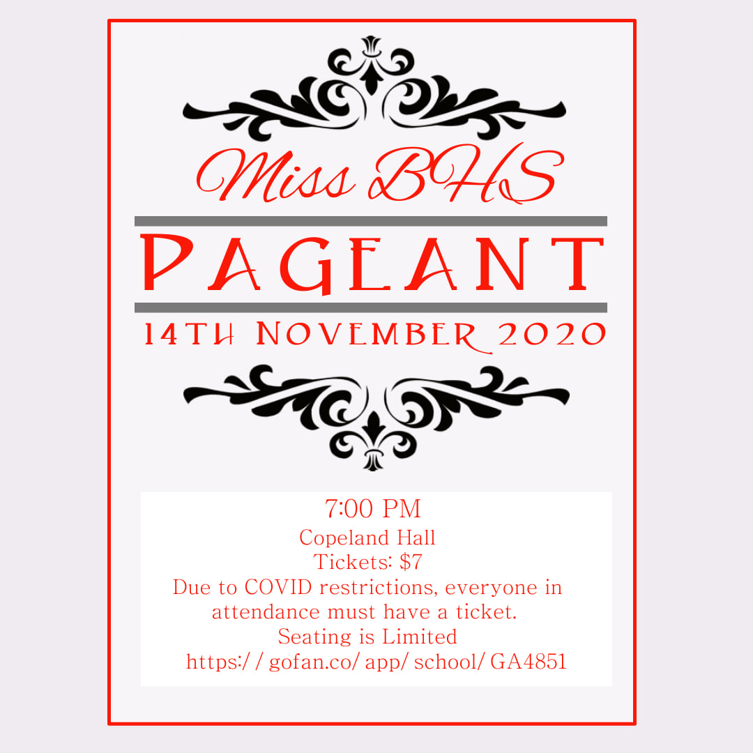 Pageant Information Flyer