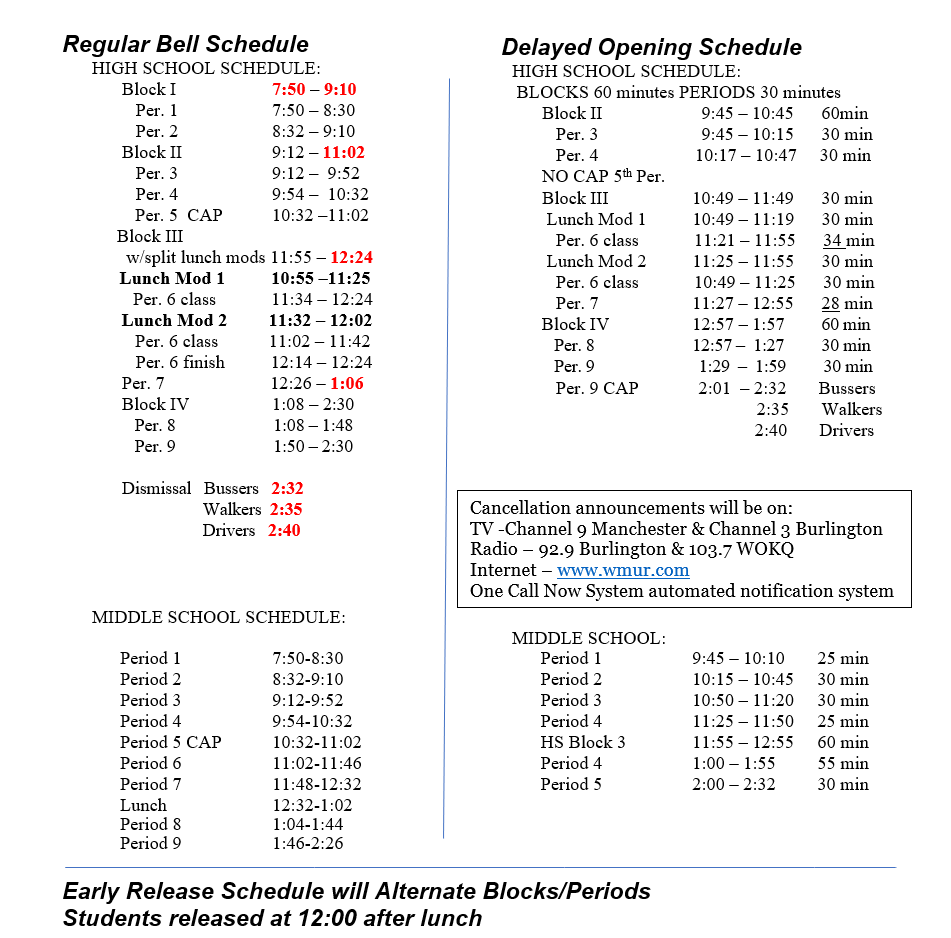 bell-schedules