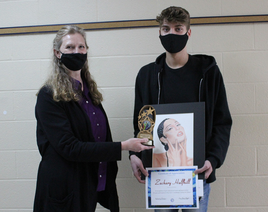 Zach Halfhill received Best of Show Award
