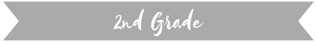 second grade label second grade label