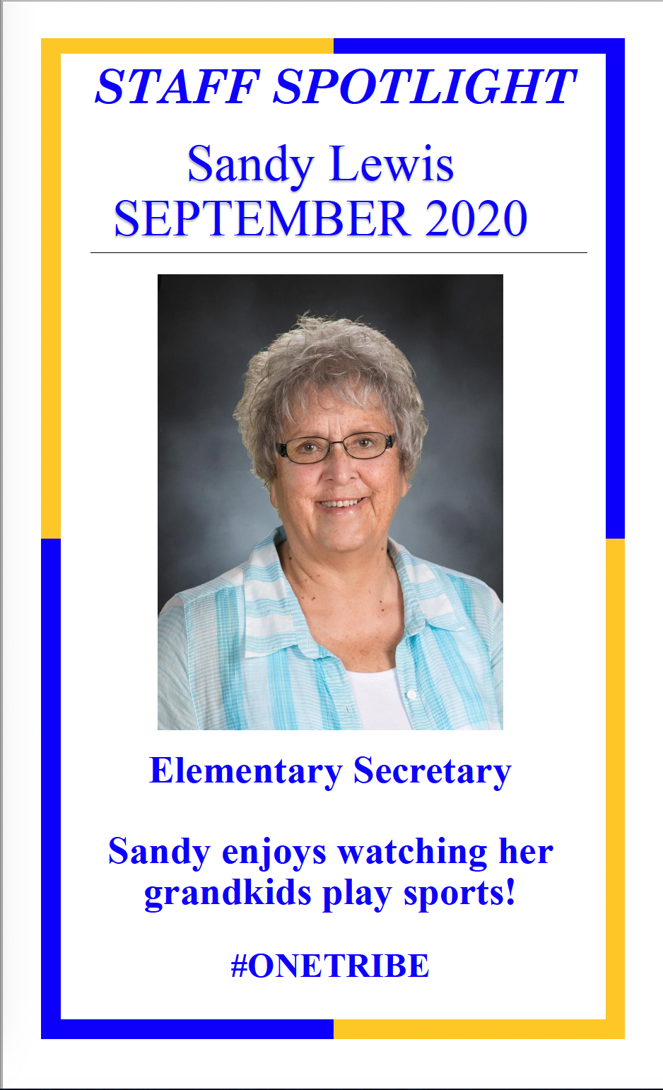 Lewis Elementary Teacher Spotlight