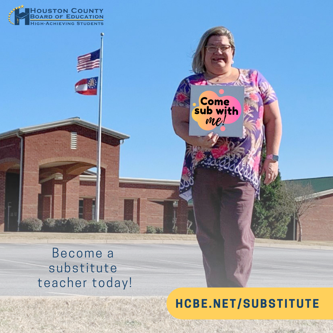 Become a substitute teacher today! www.hcbe.net.substitute