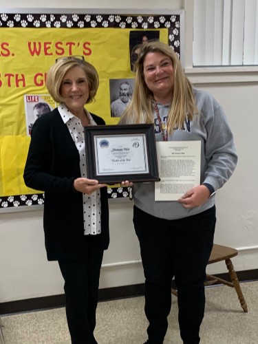Teacher of the Year - 2020