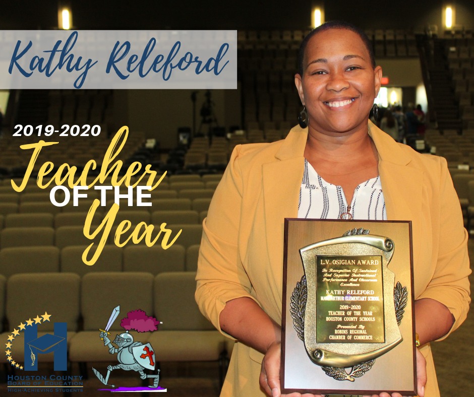 Dr. Kathy Releford, 2019-2020 Houston County Teacher of the Year
