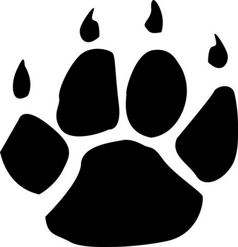 Panther Pawprint Image