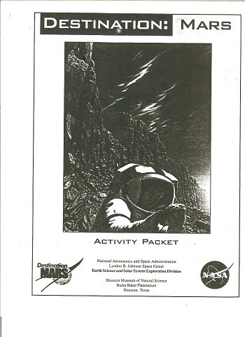 Destination Mars Activity Packet