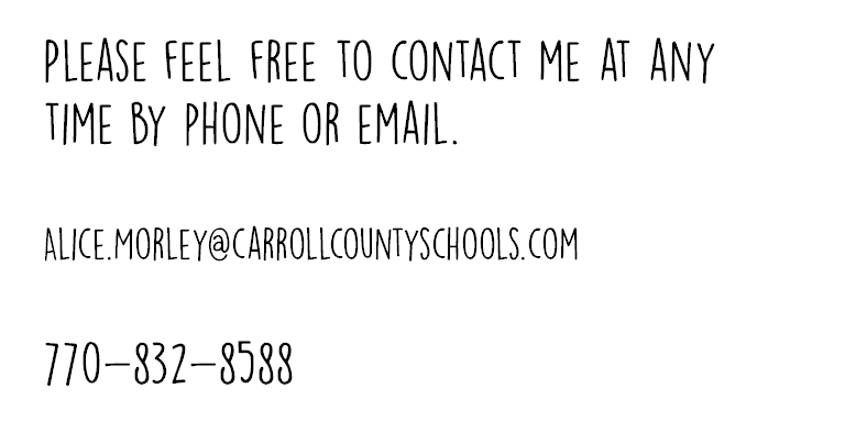 Mrs. Morley's Contact Information