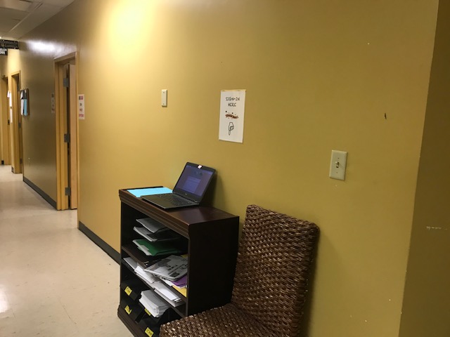 HHS Counselor's Office Check in Station