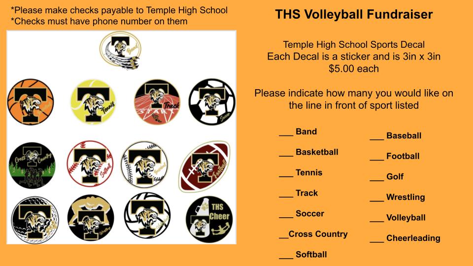 Sports Decal Order Form Sports Decal Order Form