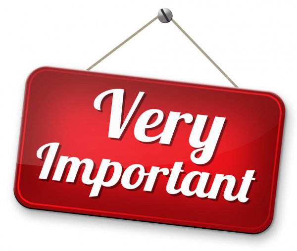 Very Important!