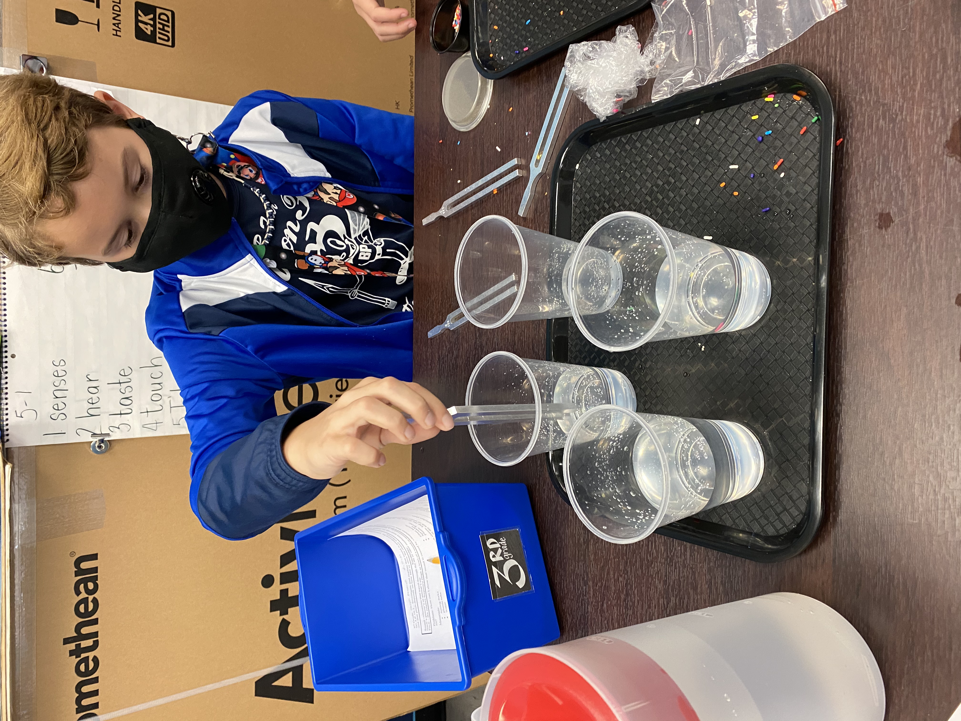 Observing how Sound Energy moves water