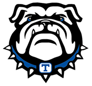 Bulldog Head Mascot logo