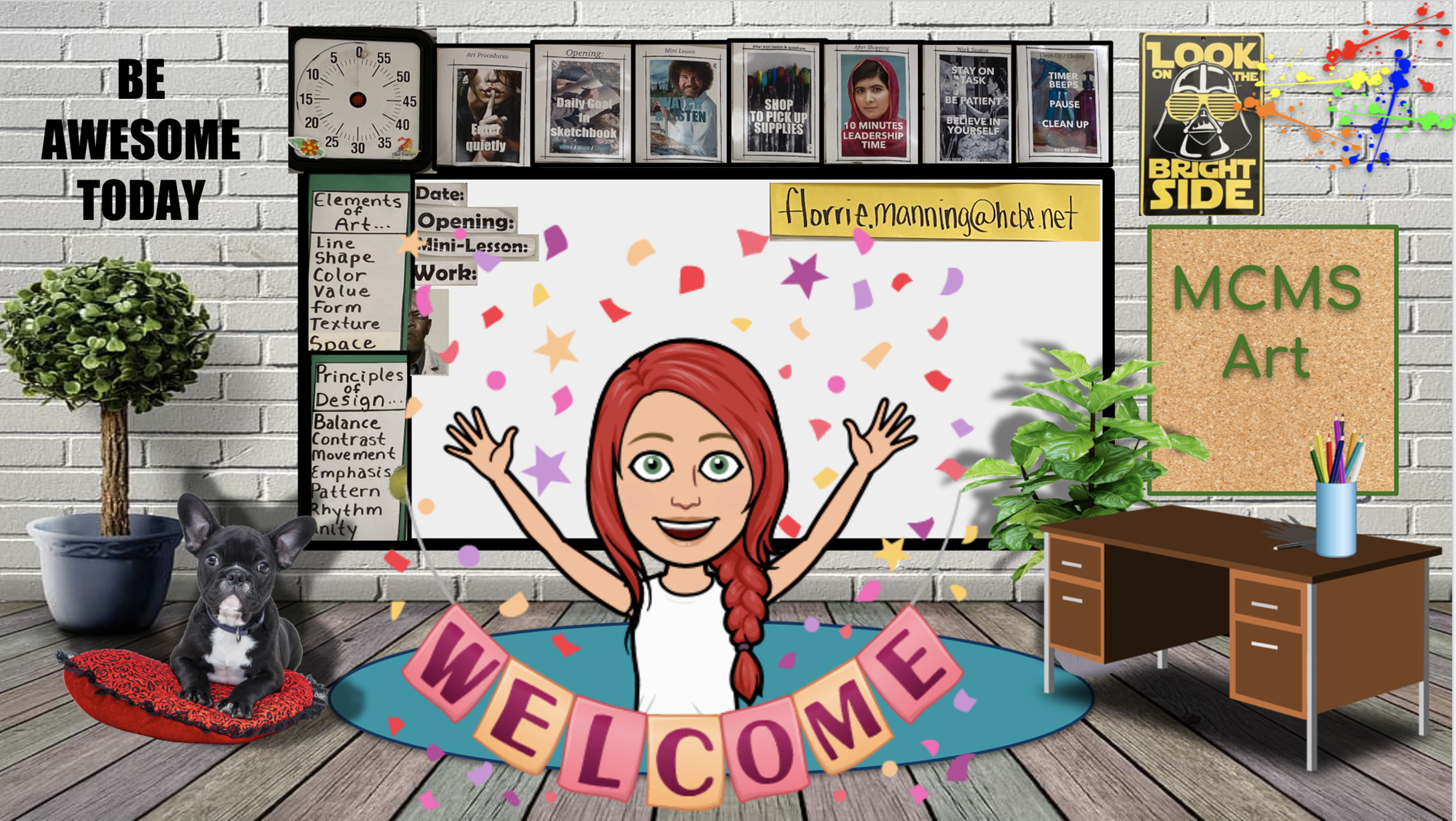 My virtual Art classroom!