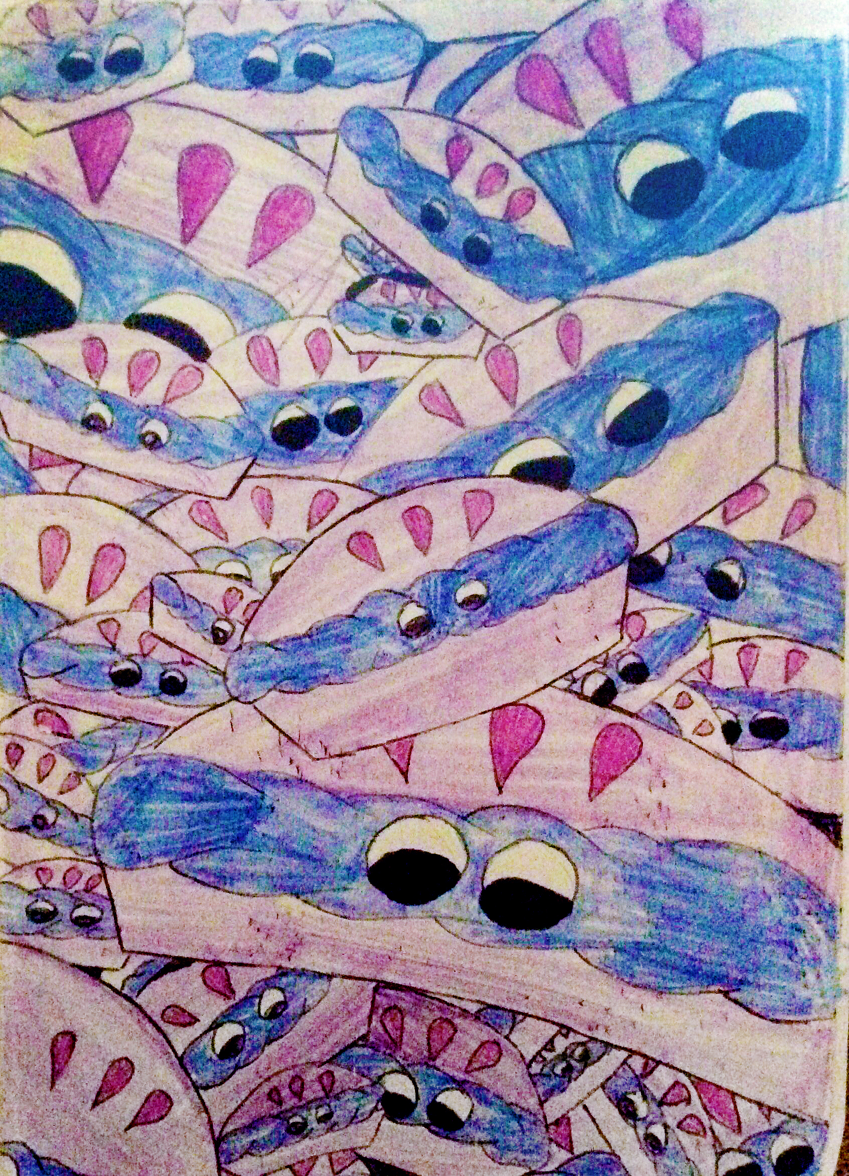 3) Alexis Stamey - Takashi Murakami Burgers - Colored Pencil - 6th Grade 3) Alexis Stamey - Takashi Murakami Burgers - Colored Pencil - 6th Grade