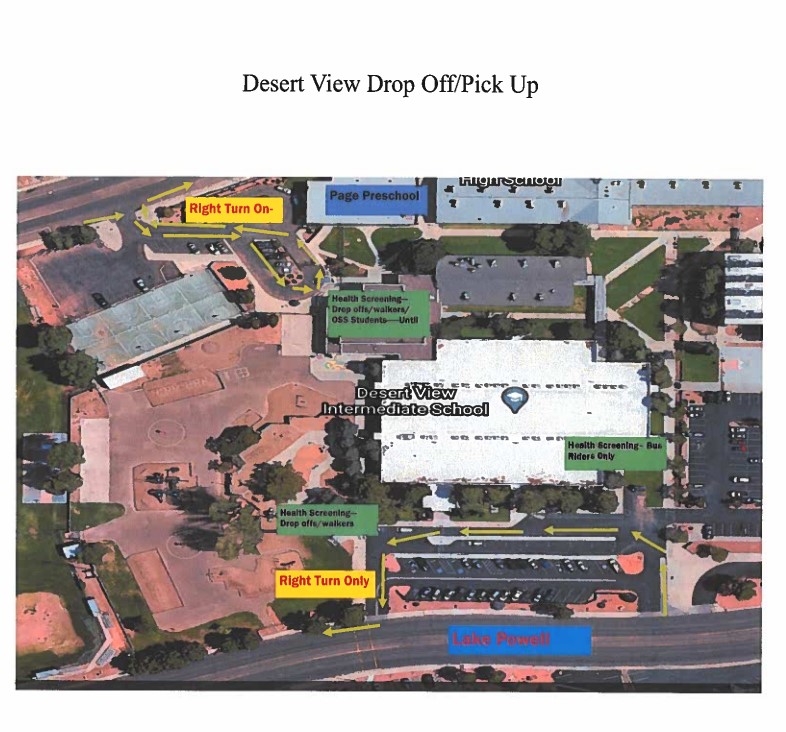 graphic of DVI's dropoff map graphic of DVI's dropoff map