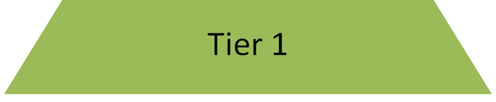 Tier 1 Tier 1