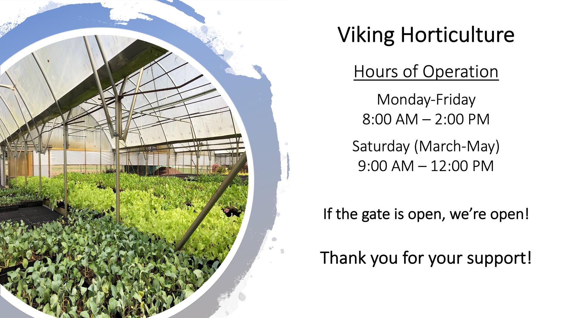 Horticulture Hours
