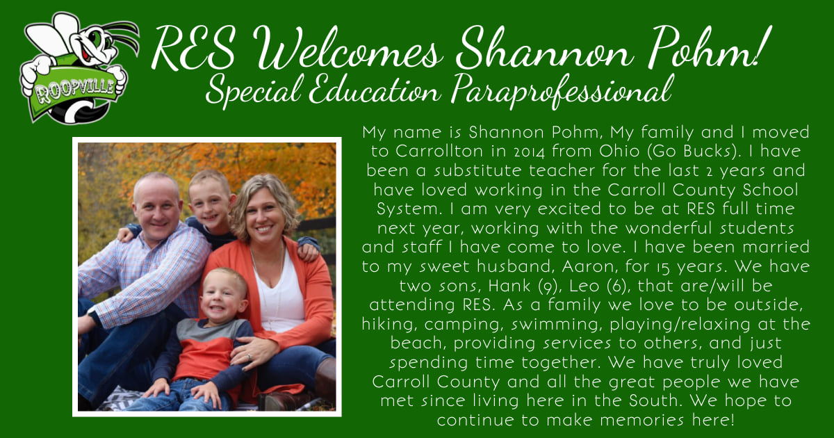 Shannon Pohm Shannon Pohm