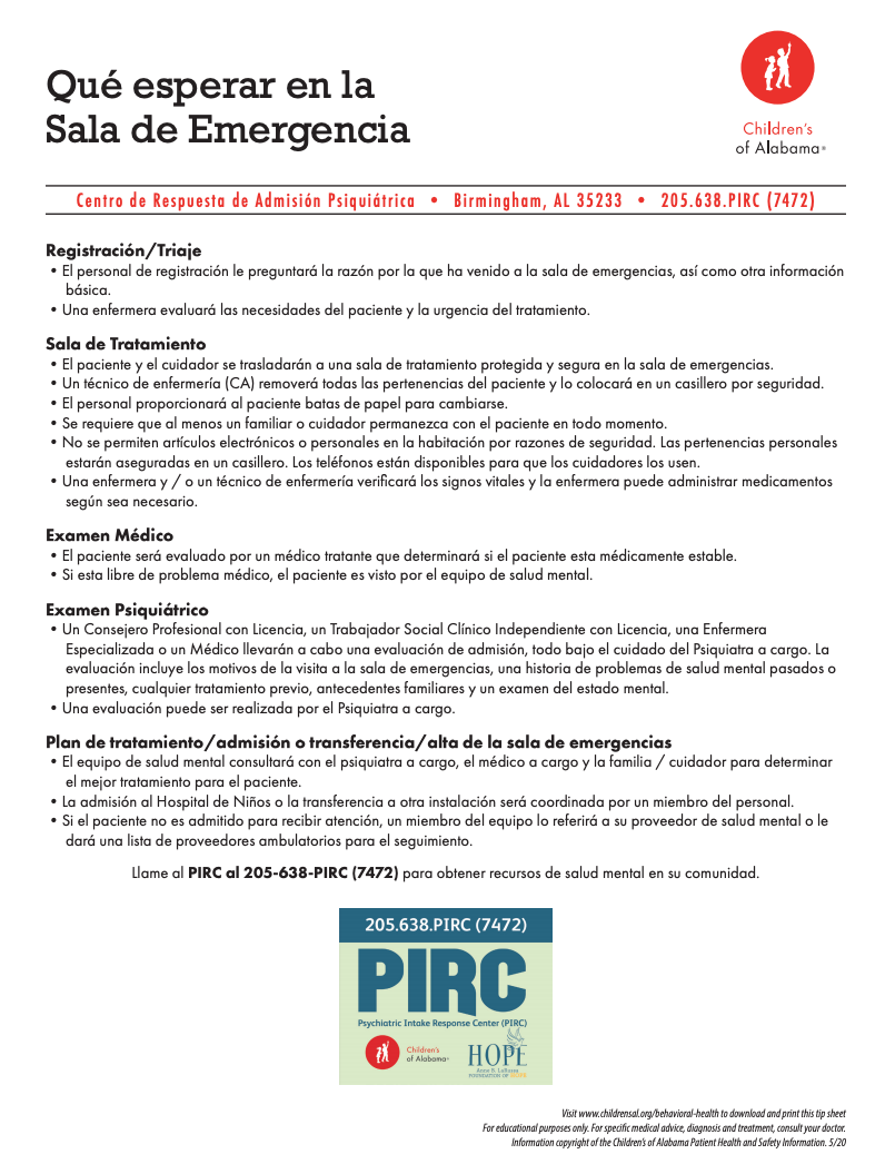 PIRC (Psychiatric Intake Response Center)