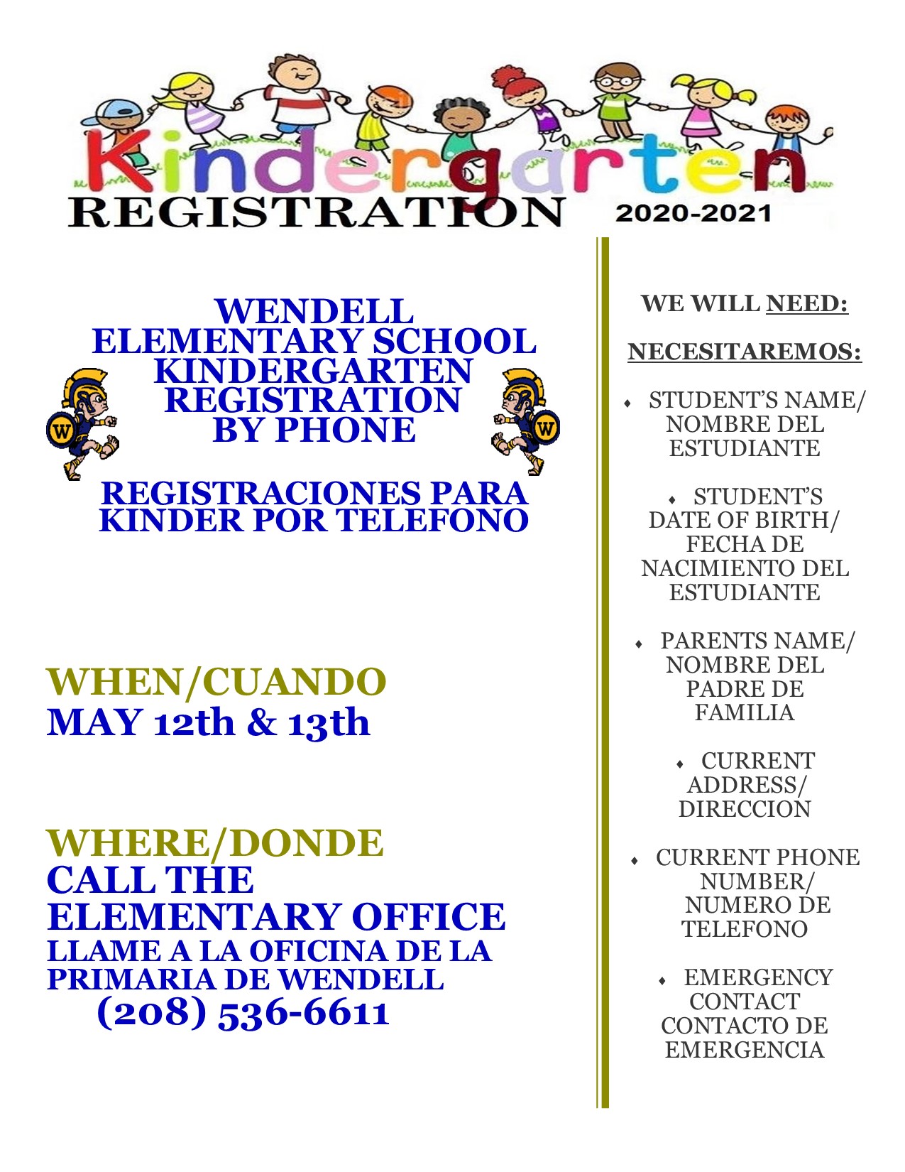 Kindergarten Registration
