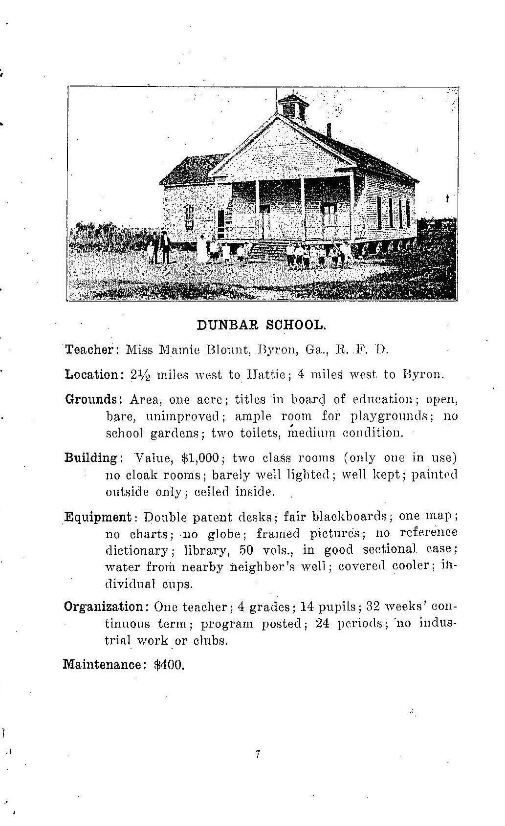 Dunbar School