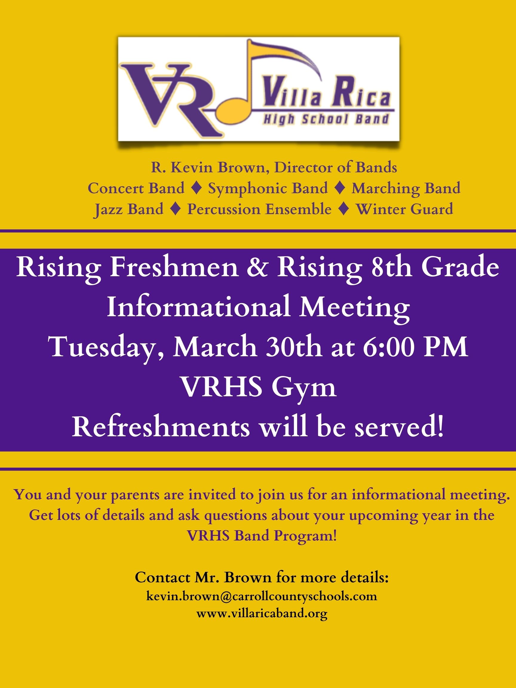Meeting Info Flyer