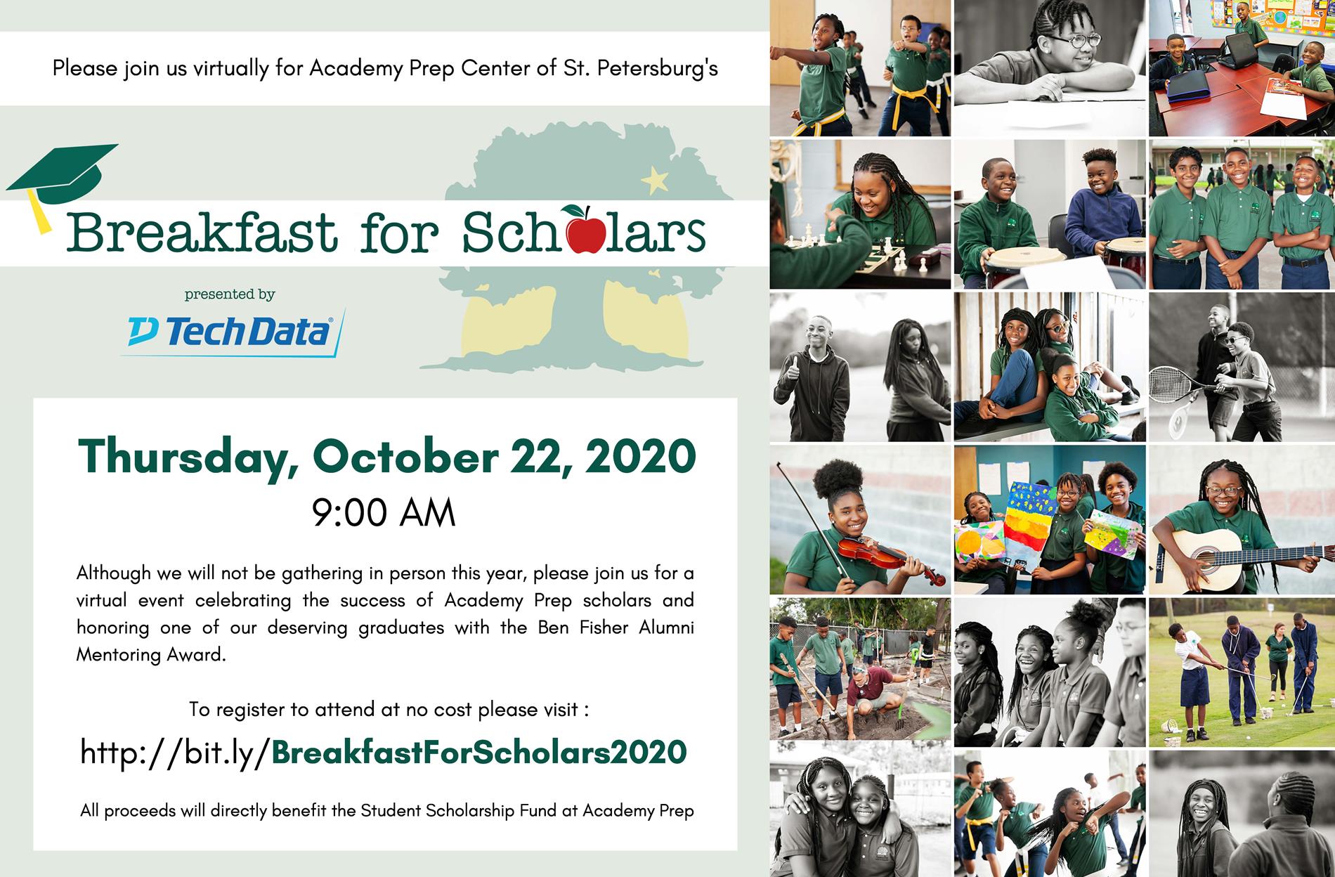 Breakfast for Scholars Invitation Breakfast for Scholars Invitation