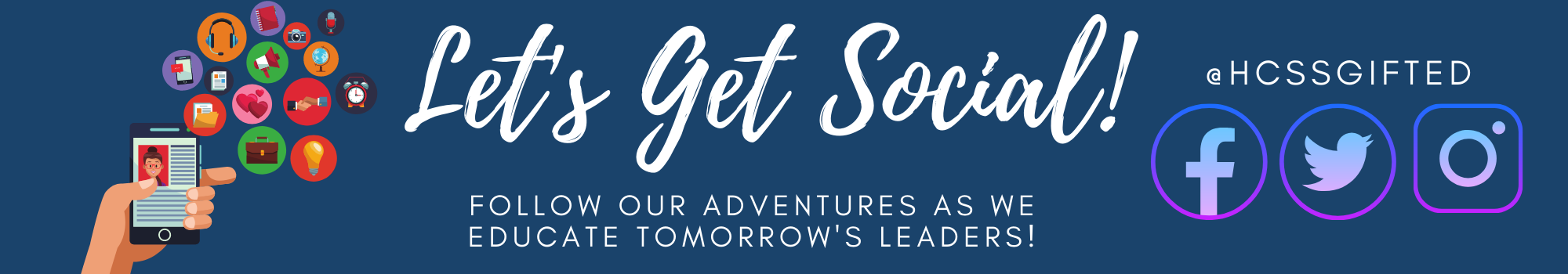 Let's Get Social - Social media channels Let's Get Social - Social media channels